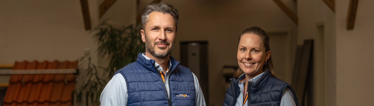 Geschäftsführer meinStrom Laura und Norman Kapitola