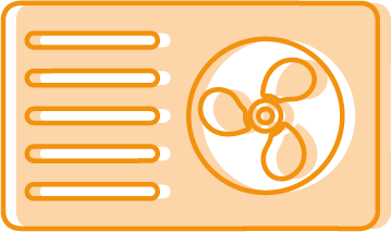 Wärmepumpe - Icon